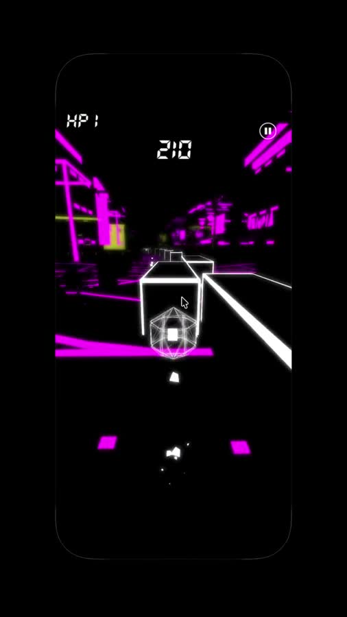 SUPERHORIZON NEON gameplay on iPhone